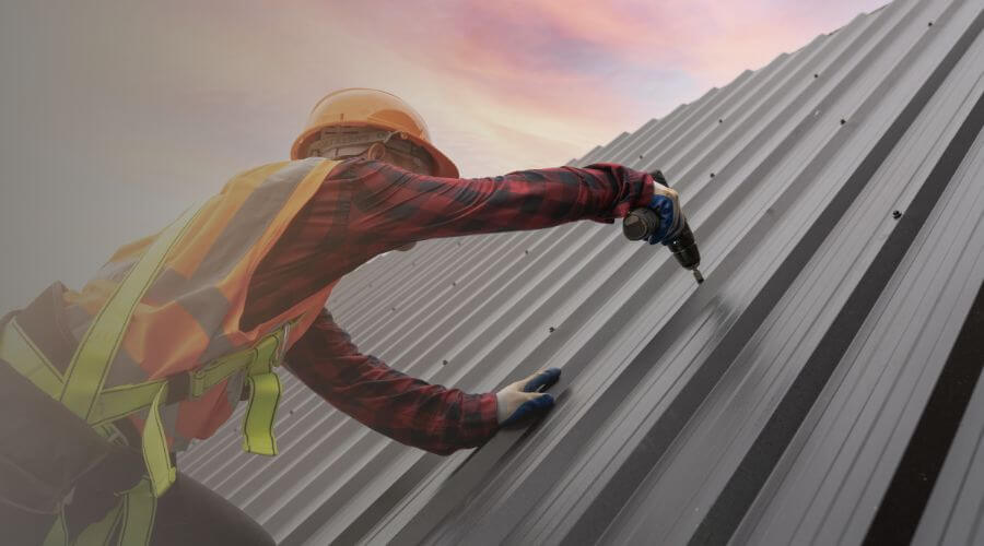 Professional metal roof installation in Clarksville, IN